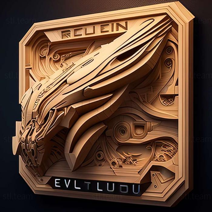 3D model EVE Online Rubicon game (STL)